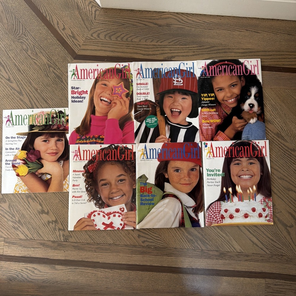 American Girl Magazine Collection, Vintage 1994-1996 Lot Of 7
